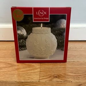 Lenox 4” Nativity Votive candle holder New
